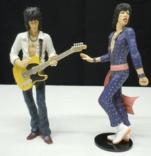 Vintage Medicom Rolling Stones Keith Richards Mick Jagger 7" Figure Lot 2008