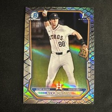 2026 Bowman Chrome Reptilian Refractor RARE BCP-103 Nick Monistere, Houston Astr