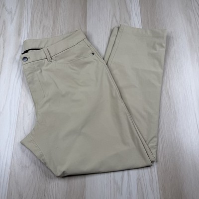 Lululemon ABC Classic-Fit Pant 35x30 Warpstreme Tan Khaki Mens