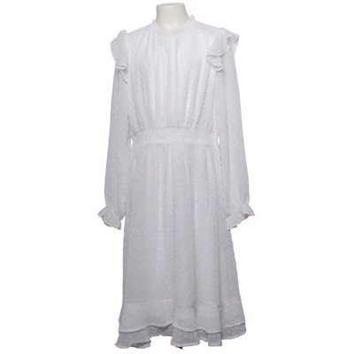 Grace Karin, Kleid, Größe: 152, Weiß, Polyester/Viskose, Gepunktet, Mädchen #bCT