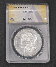 1904-O Morgan Dollar | ANACS MS61
