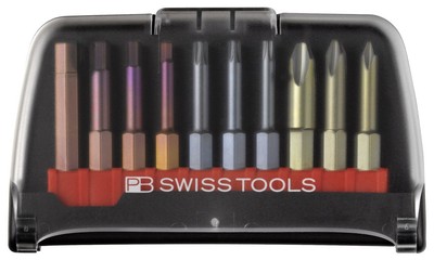 BitCase w/ Belt Clip + 1/4'' Slotted, Phillips, Pozidriv, Torx PrecisionBits