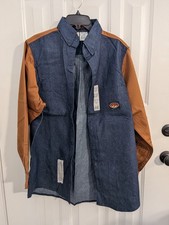 NWT Rasco FR Flame Resistant Denim Shirts Medium Long 7.5oz