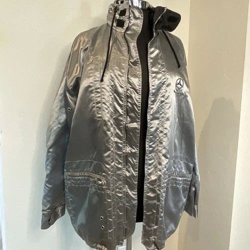 Mercedes Benz  Motorsports Men’s Silver Jacket Silver size: M image 6