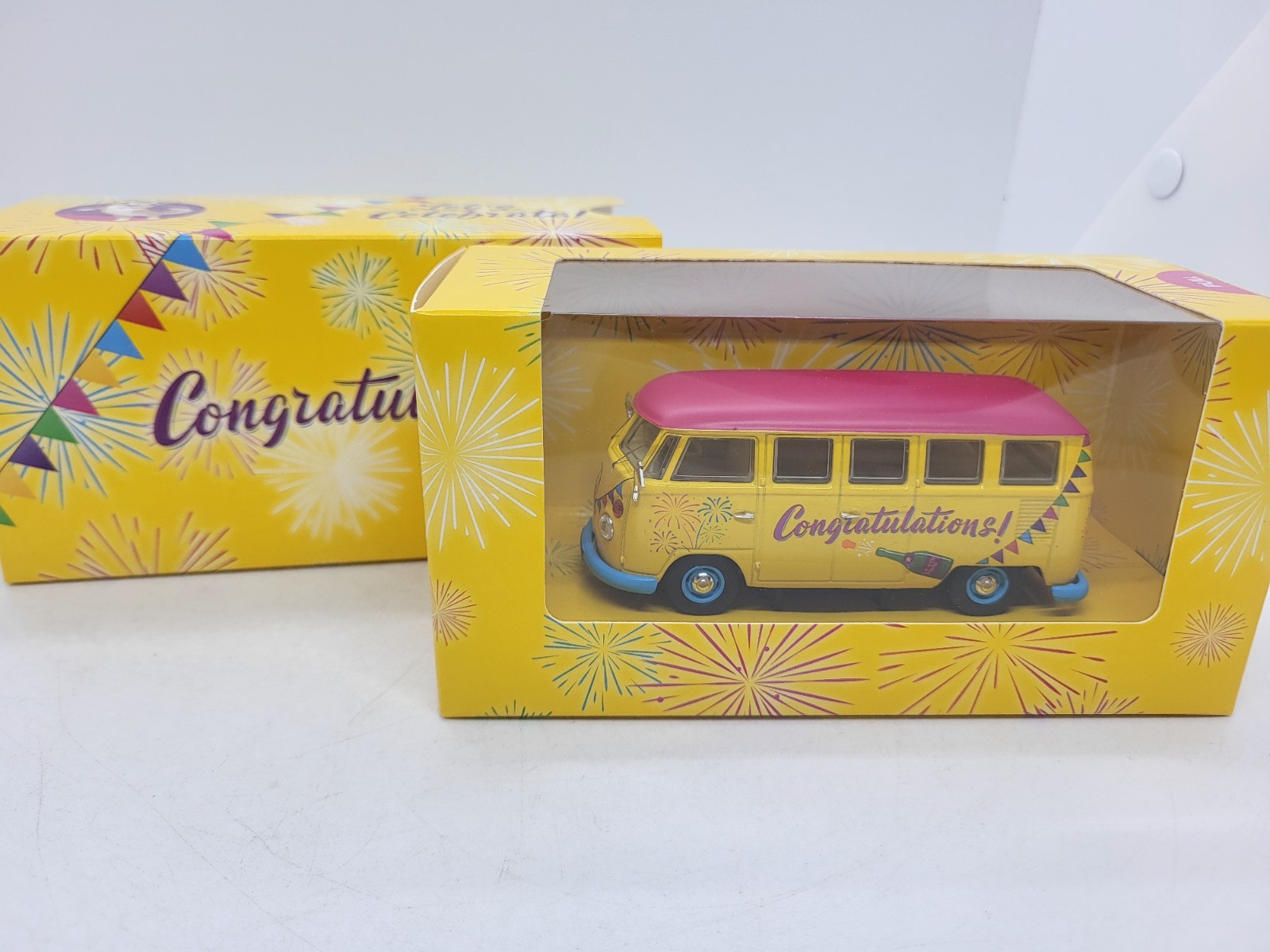 CORGI VW CAMPERVAN LETS CELEBRATE #CC02736 BOXED BRAND NEW
