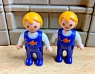 Playmobil 2 Character Baby Modern Children 31 City - for CUSTOM RARE VINTAGE