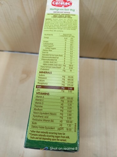 Nestlé CERELAC Baby Cereal with Milk, Multigrain Dal Veg – From 12 month 06-26 - Picture 5 of 5