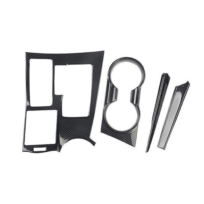 For Lexus NX200t 300h 15-21 Carbon Fiber Gear Shift Panel&water Cup Holder Trim Foto 2 de 4