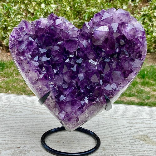 8.46LB Natural Amethyst Carving Love Crystal Mineral Healing - 第 7/16 張圖片