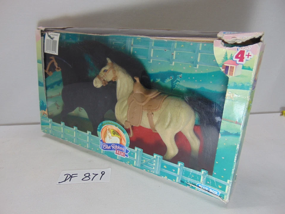 JUEGO RANCHO CINTA AZUL UN NÚMERO DE DOS CABALLOS 30242 CAJA AZUL Foto 4 de 4