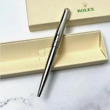 Exclusive Rolex Silver Scribe Pen - Platinum Cut, Limited Edition VIP Gift