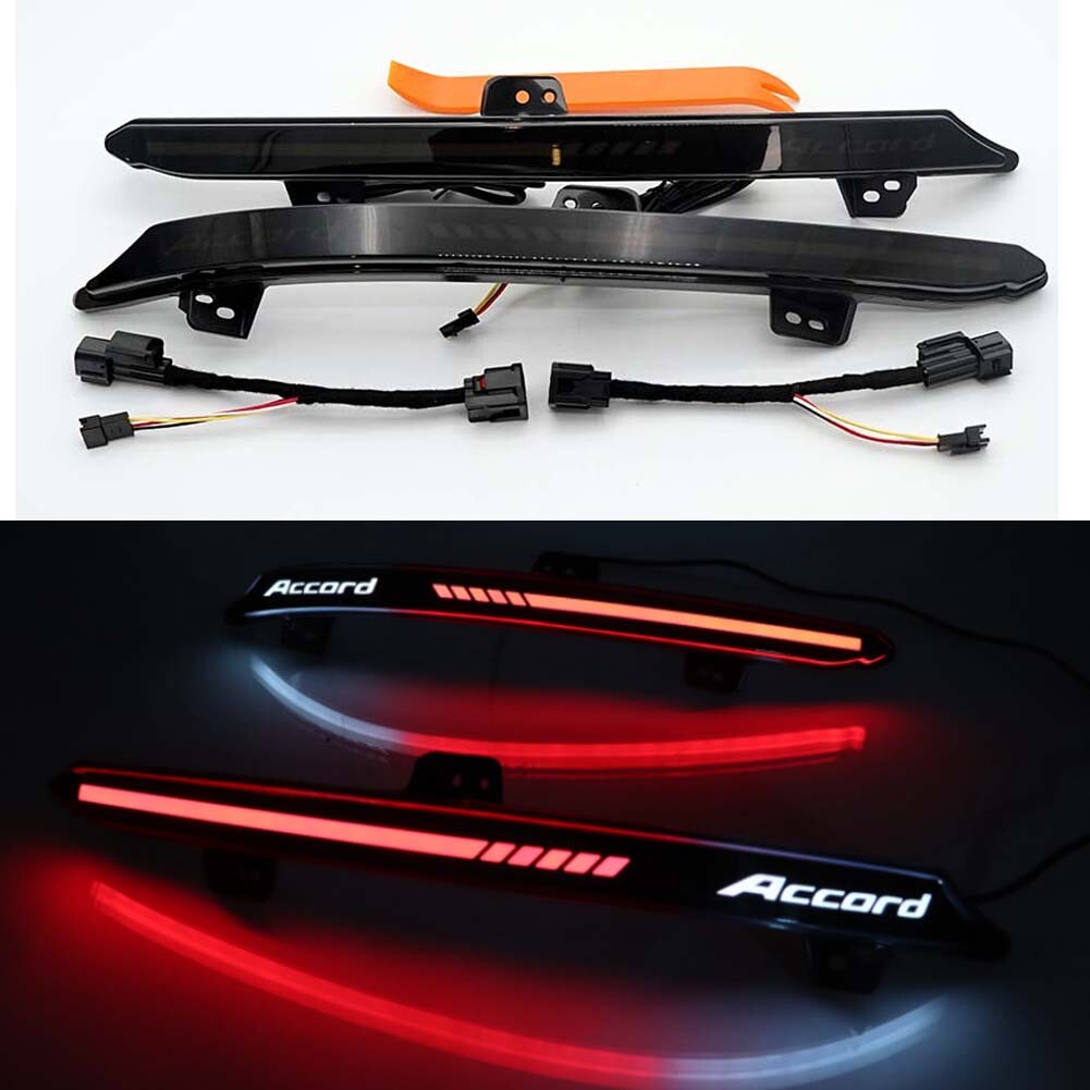 Smoke LED Reflector Tail Light for Honda Accord 2018-2020