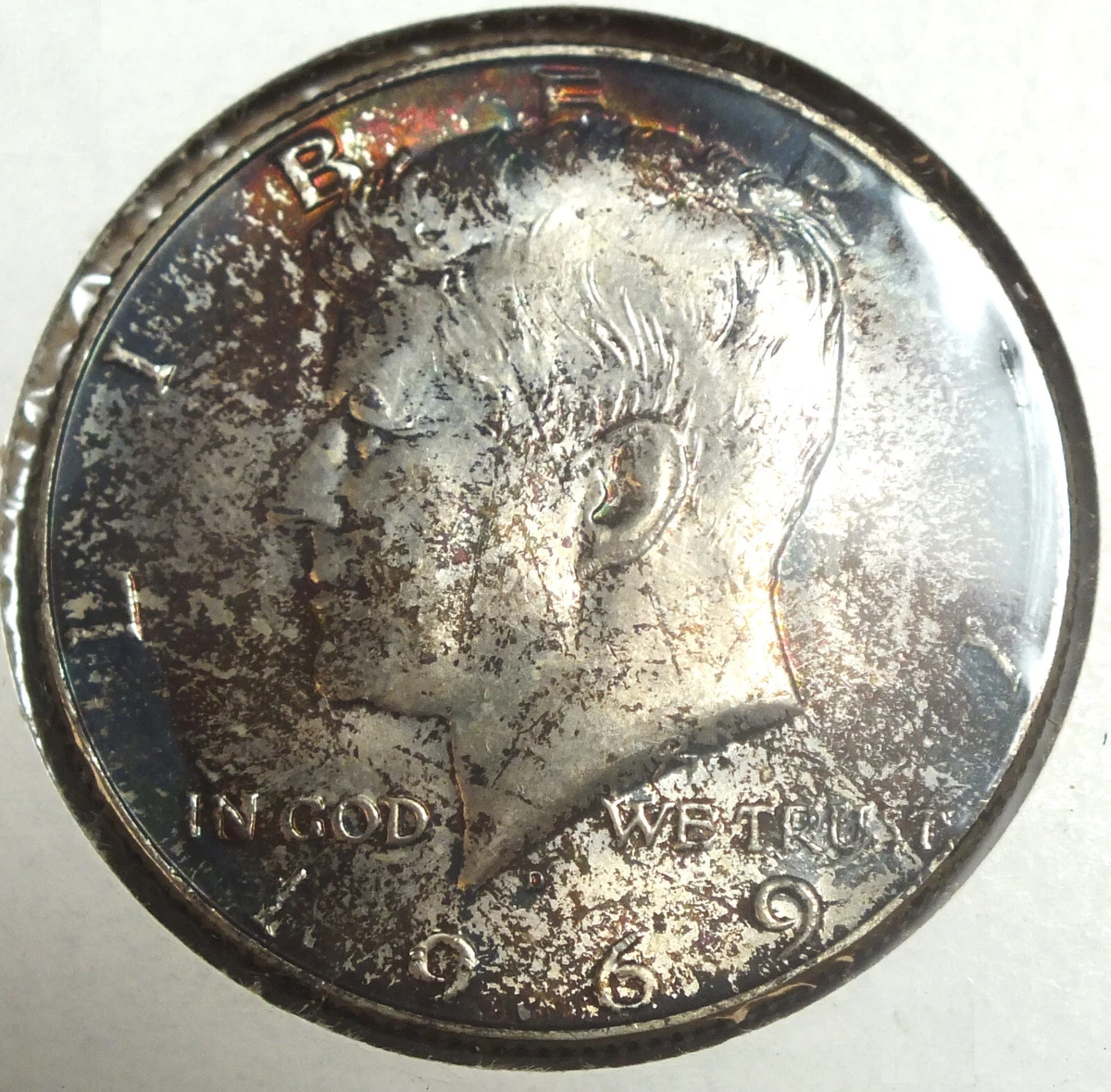Mezzo Dollaro Kennedy 1965 - 1969 ~ Circolato - 40% Argento - Foto 6
