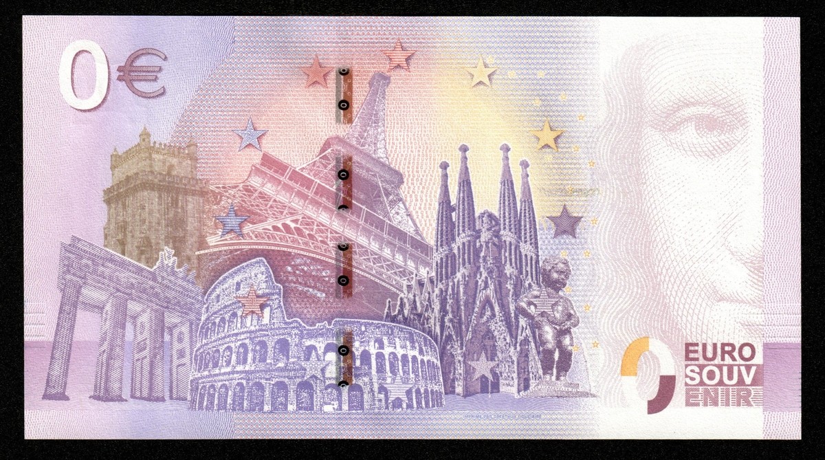 Billet Touristique 0 Euro Italie Course Brescia-Rome - Souvenir Collector, Sécurité Papier Billet, Numéro Série Unique
