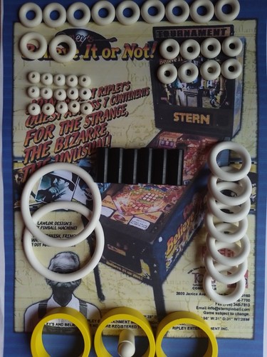 Kit élastiques Et Doigt De Batteur – Flipper World Cup Soccer Bally 1994 – Neuf