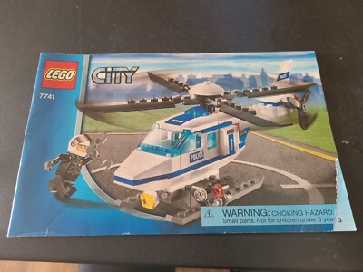 LEGO 7741 City Police Ambulance Helicopter Instruction Manual