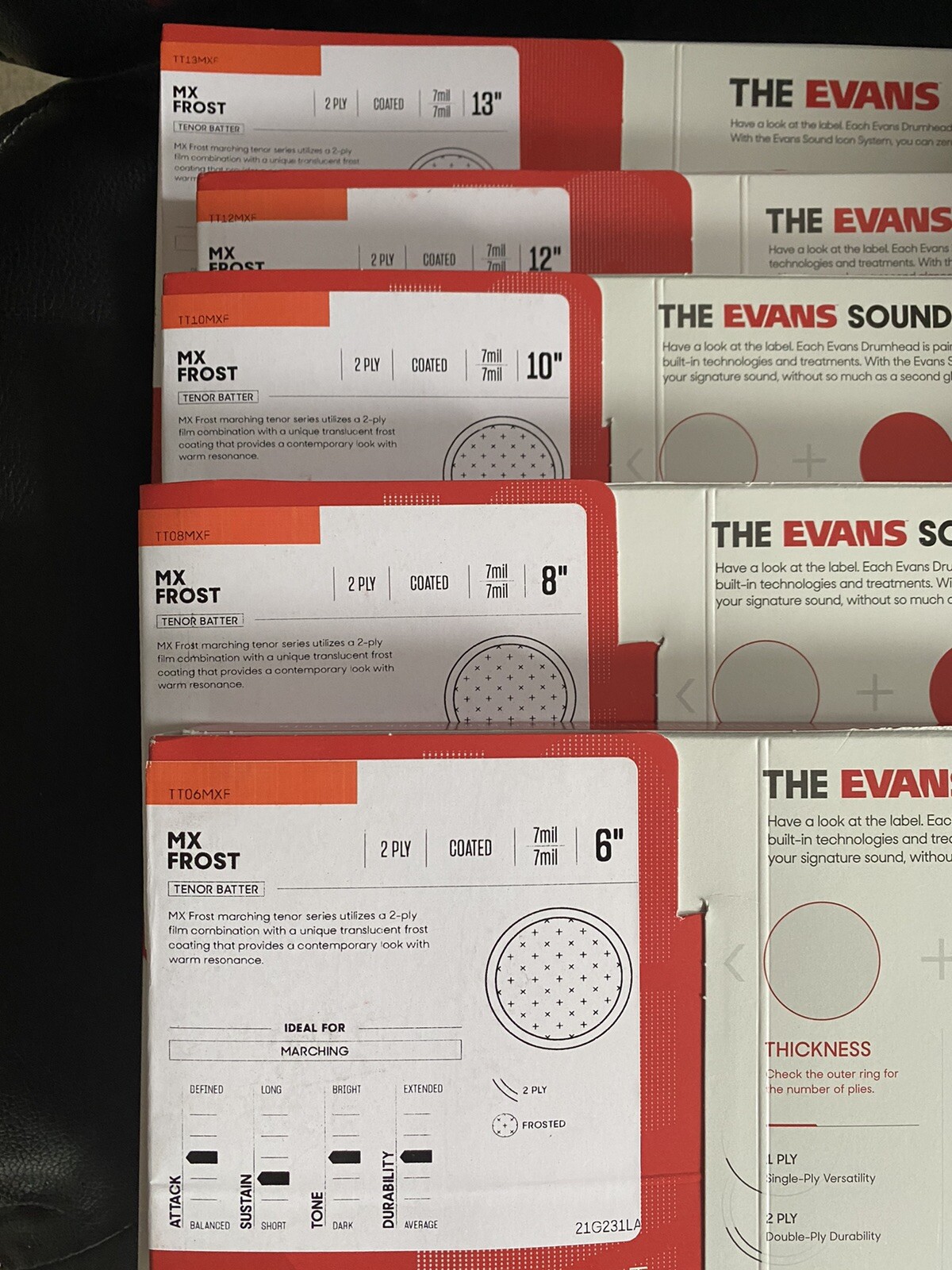 evans drum heads eBay