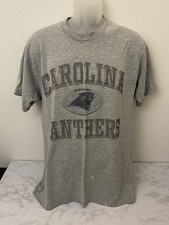Vtg Pro Player Shirt Mens L Carolina Panthers NFL Y2K 90's Football Gray N