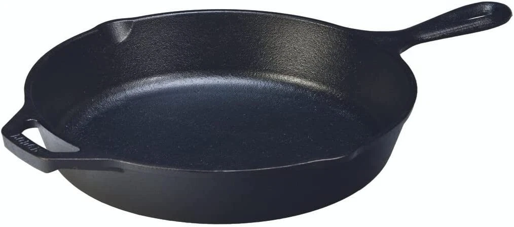 10.25" Cast Iron Seasoned Skillet,Teardrop Handle, Use in Oven, Stove,or Grill