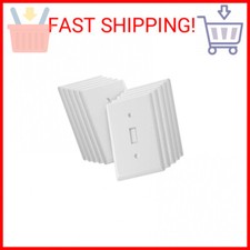 Bates- Light Switch Cover, Switch Plate Covers, Pack of 10, Single Light Switch