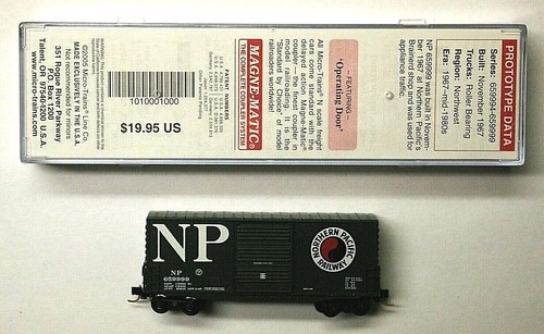 MTL Micro-Trains 101010 Northern Pacific NP 659999 40 pies cubo alto vagón de carga | Zustand: New