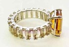 HSN Colleen Lopez Sterling Silver Madeira Citrine & Amethyst Band Ring 7 — photo 4