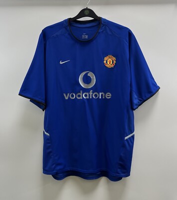 Manchester United Signed Ferdinand 6 Third Football Shirt 2002/03