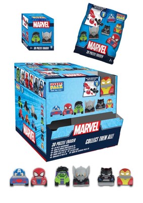 Avengers Radiergummi 3D Puzzle Ideales Geschenk für kleine Superhelden