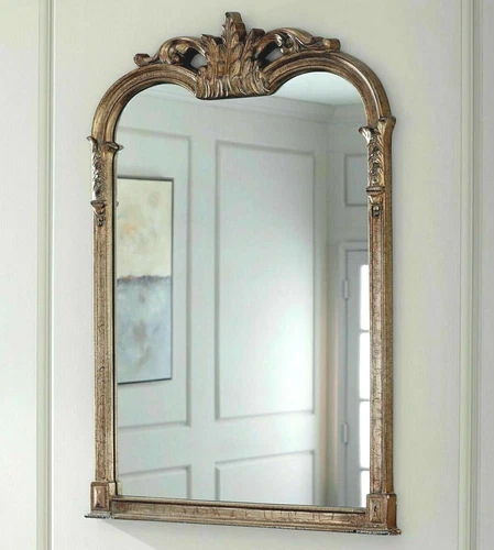 Uttermost 14018 Jacqueline Arched Vanity Wall Mirror Acanthus Leaf 42.5 Inch - Picture 1 of 10