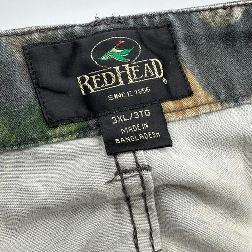 Redhead Mens 3XL Realtree Camo Pants Cargo Pockets Adjustable Waist 50x31 - Picture 3 of 17