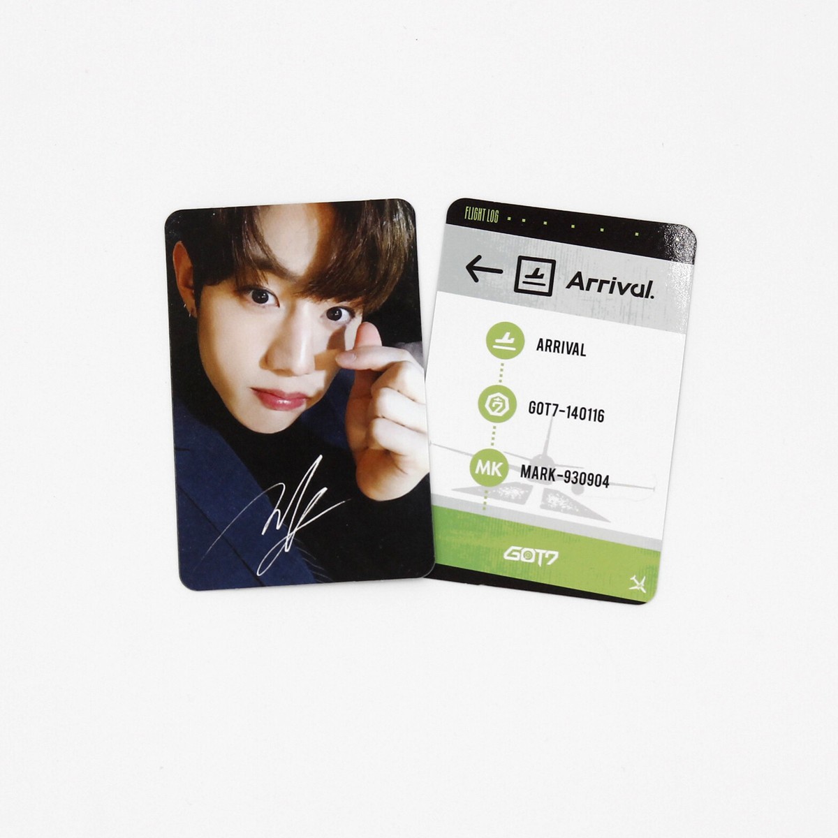 レア！GOT7 マーク 直筆 トレカ フライヤー ガッセ 韓国 GOT7] Arrival / Never Ever / Official Photocard / Making ver