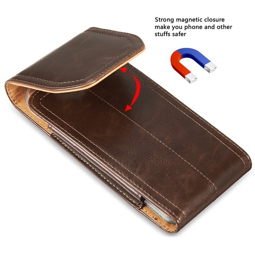 Funda protectora de cuero para iPhone 11 Pro Max Samsung S9+ S10+ - Imagen 4 de 13