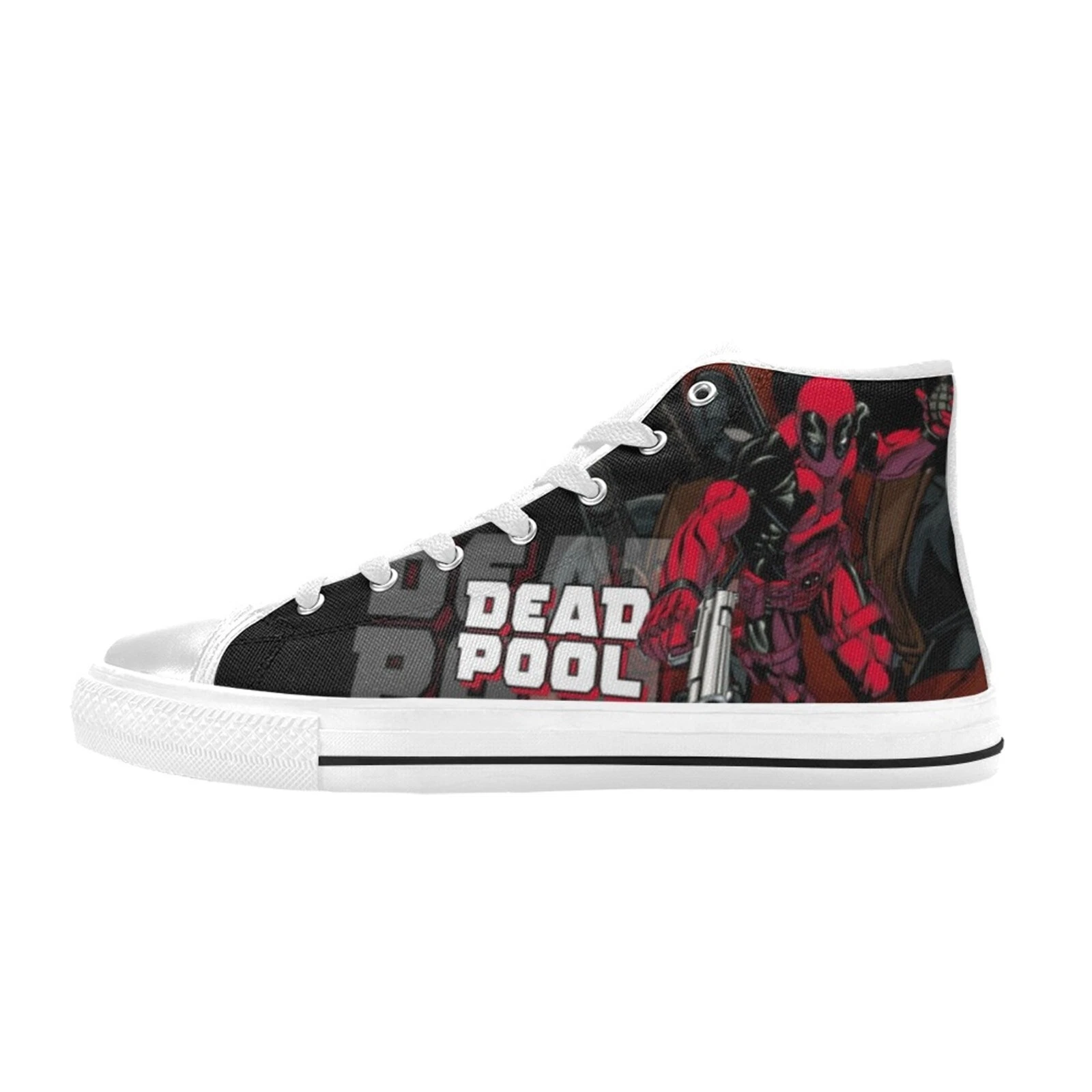 Deadpool 4 High Top Sneaker , Shoes Athletic