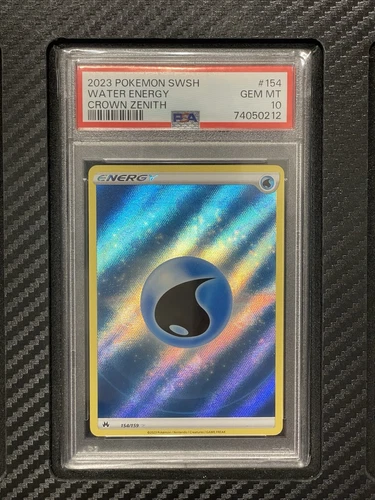 2023 PSA 10 Water Energy Textured #154 Pokémon TCG SWSH Crown Zenith