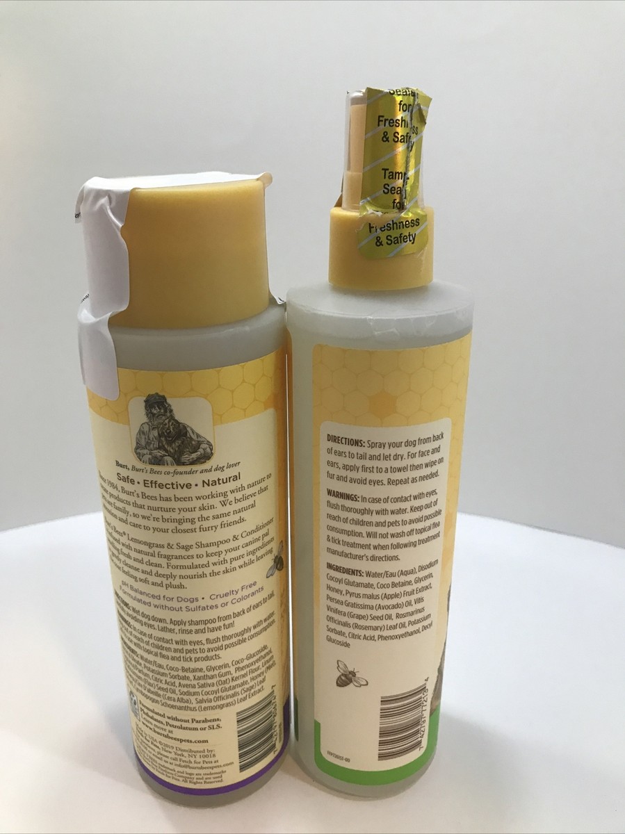 Burt's Bees For Dogs Bundle Deodorizing Spray In Shampoo