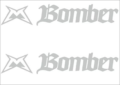 2 x Bomber  Aufkleber 130 mm x 24 mm -viele Farben