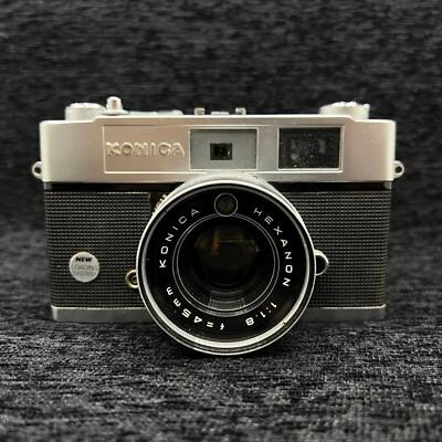 1965 Vintage Old Camera Konica Auto S2 45mm F/1.8 Lens Hexanon