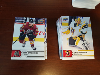 2017-18 UPPER DECK AHL BASE SET #1-100  DeSMITH BARBASHEV + LOADED! RARE! NO SPS
