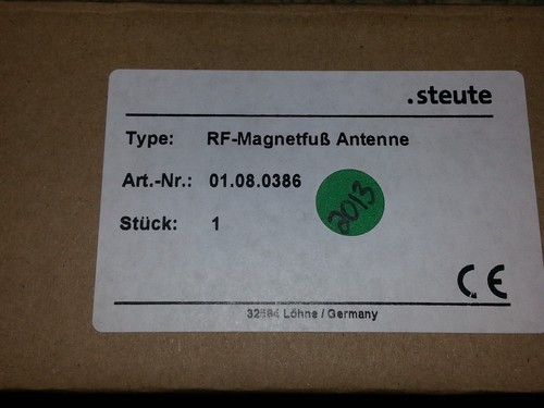 NEW Steute 01.08.0386 RF Magnet antenna 868 MHz EN868 01080386 - Picture 2 of 2