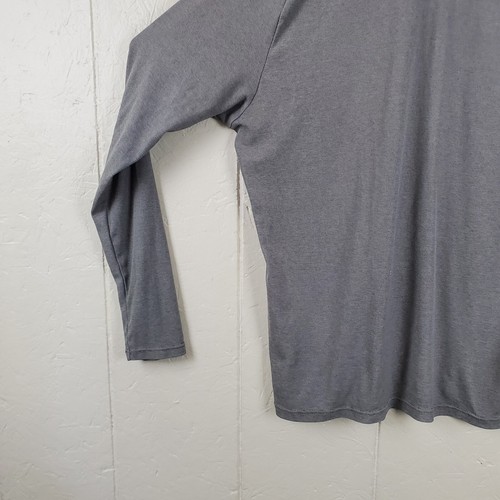 Patagonia Shirt Mens Medium Gray Mock Neck 1/2 Zip Long Sleeve Logo Stretch - Bild 14 von 16
