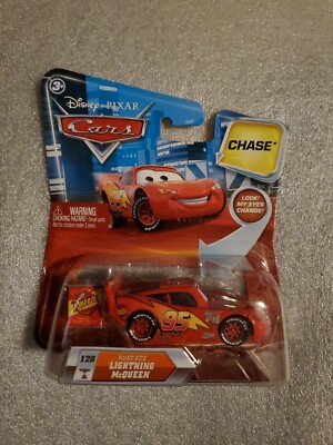 2010 Disney Cars Skyline Lenticular CHASE RUST EZE MCQUEEN CAN Bent ...