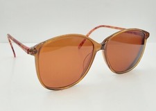 Vintage Watercolors 79 Brown Oval Sunglasses Hong Kong FRAMES ONLY