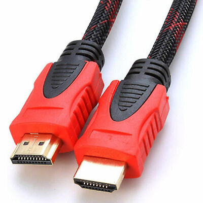 PREMIUM HDMI CABLE 5FT 1.4 1080P BLURAY 3D TV DVD PS3 XBOX LCD ETHERNET HD TV RD