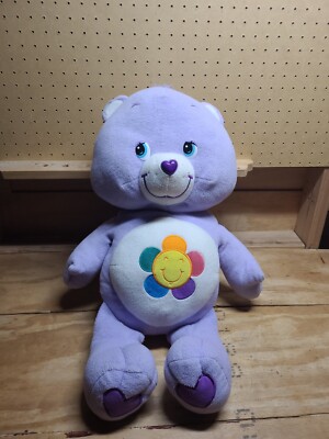 2004 Care Bear Plush Extra Large 26” Harmony Bear Purple Jumbo | eBay