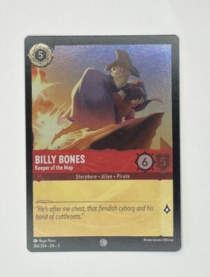 Billy Bones 104/204 Cold Foil Disney Lorcana Inklands NM