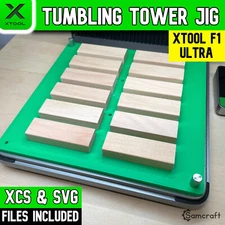 xTool F1 Ultra Tumbling Tower Game Jig, Game Engraving Jig, Laser Jig