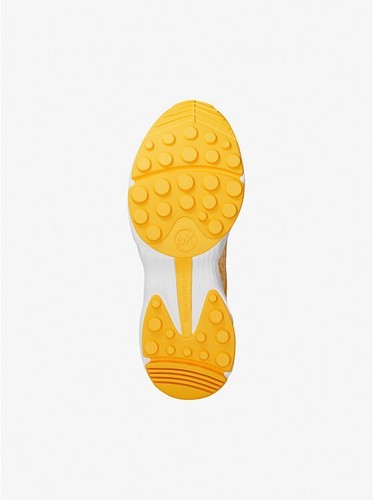 Michael Kors Katrina Wedge Trainer Ombre Sneakers Daisy Yellow 7.5 MSRP: $255 - Picture 6 of 6