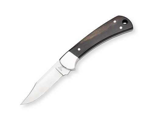 Buck April 2024 BOTM 152 fester Ranger - Ebenholz - Satin S35VN mit Hülle