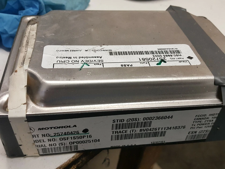 2002 Cadillac Deville Onstar Computer Module 25740426 OEM - Image 2 of 4