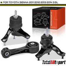 New 3x Engine Motor & Transmission Mount for Toyota Sienna 2011 2012-2014 3.5L
